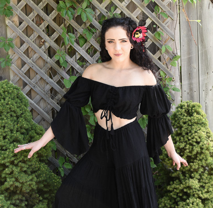 Off Shoulder Ruffle Peasant Top Alfani Prima Off-Shoulder Ruffled